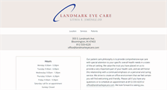 Desktop Screenshot of landmarkeyecare.com