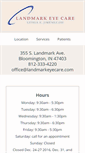 Mobile Screenshot of landmarkeyecare.com